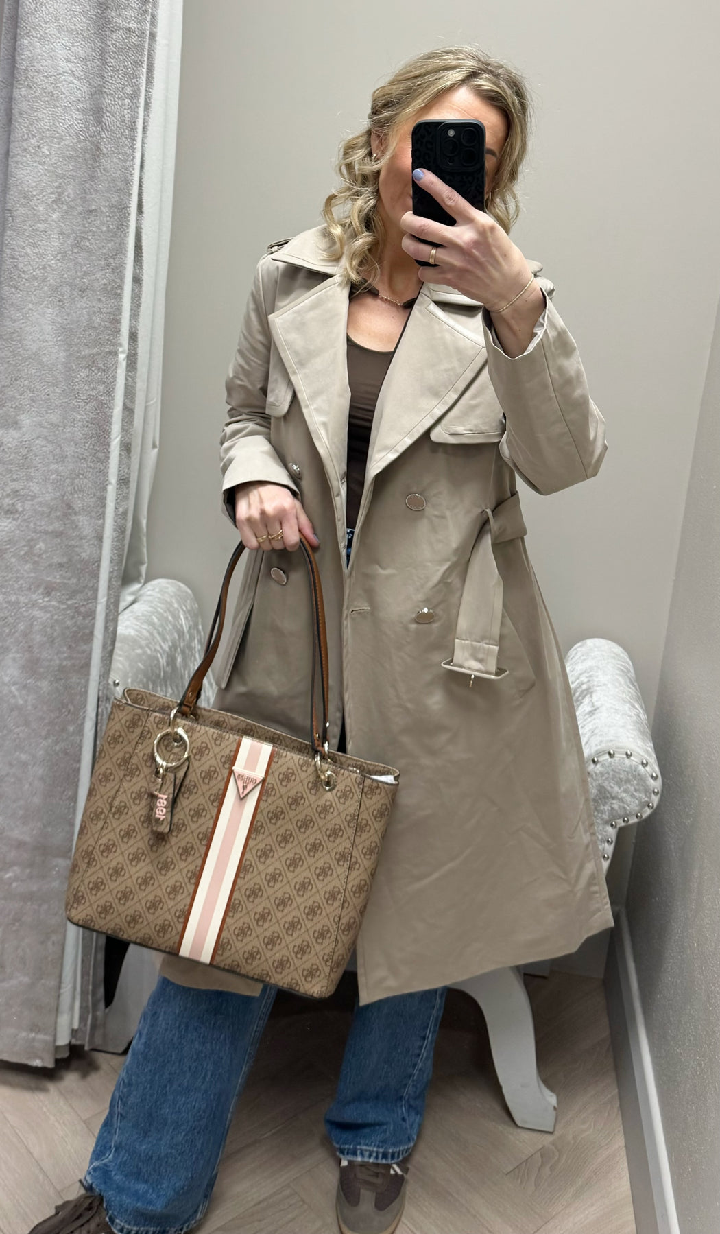 Guess latte logo noelle shoulder bag SS787925
