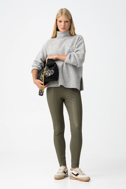 Fani Green faux jeggings