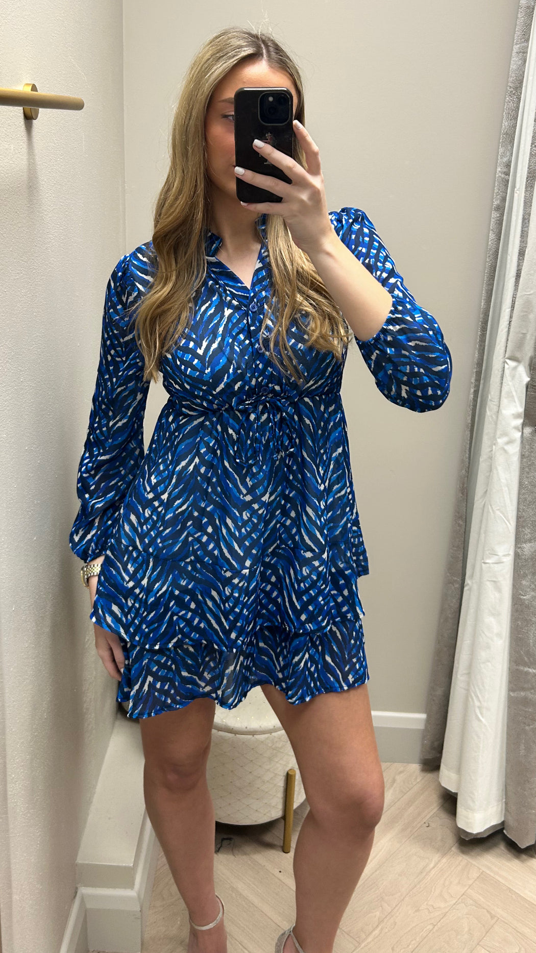 Blue navy  Latina mini dress