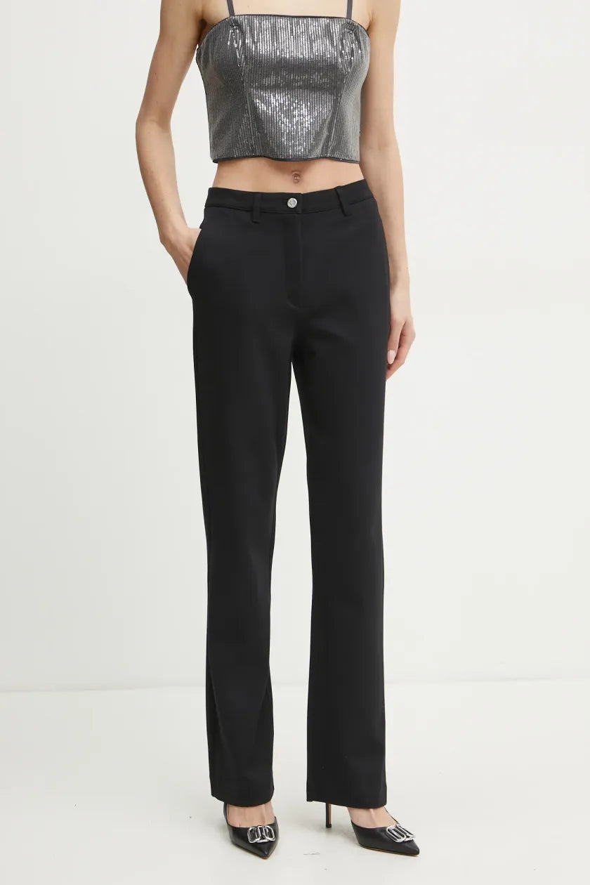 Black guess zoe pants W5RB30KCMU2