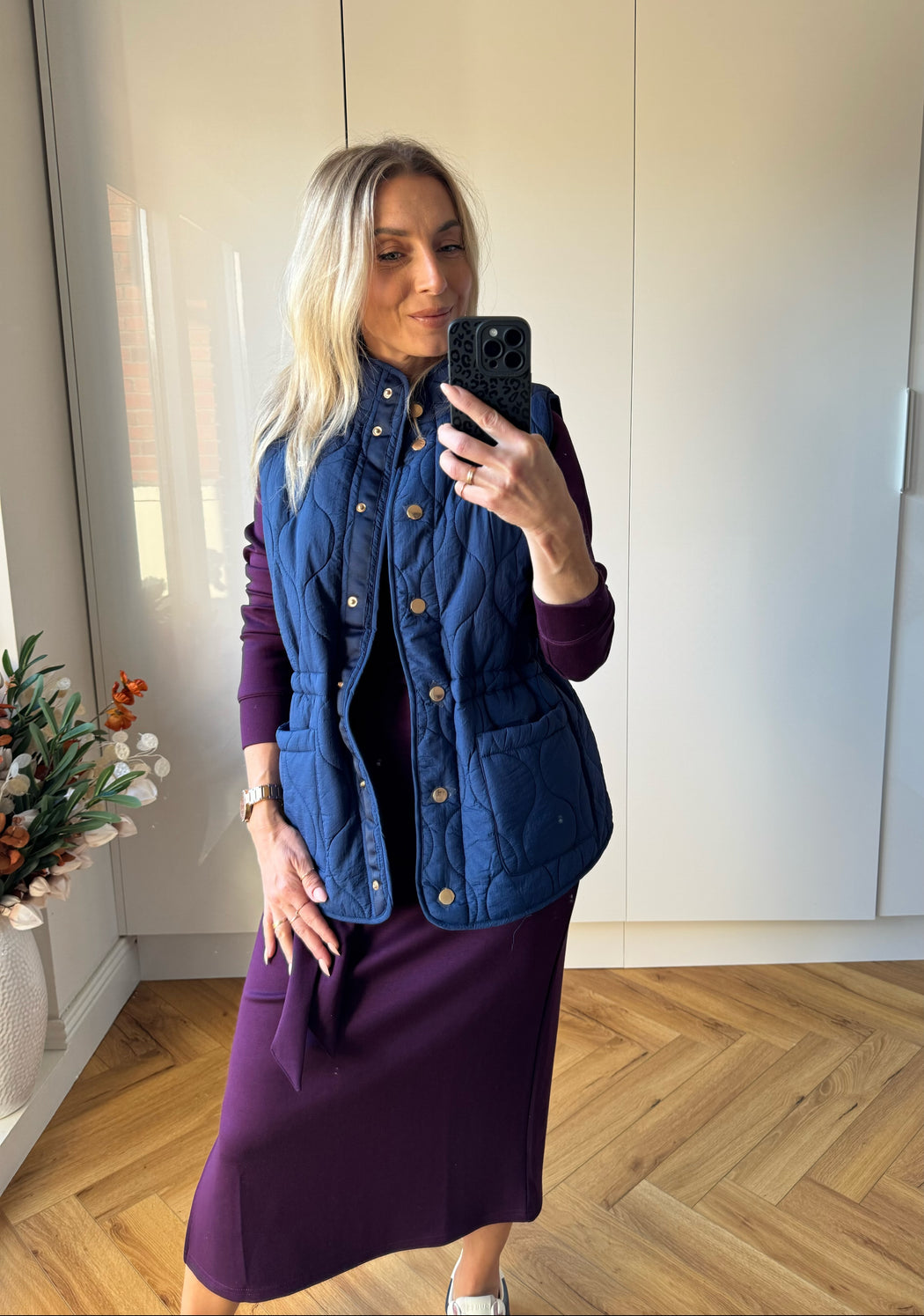 Mandy Gilet Blue