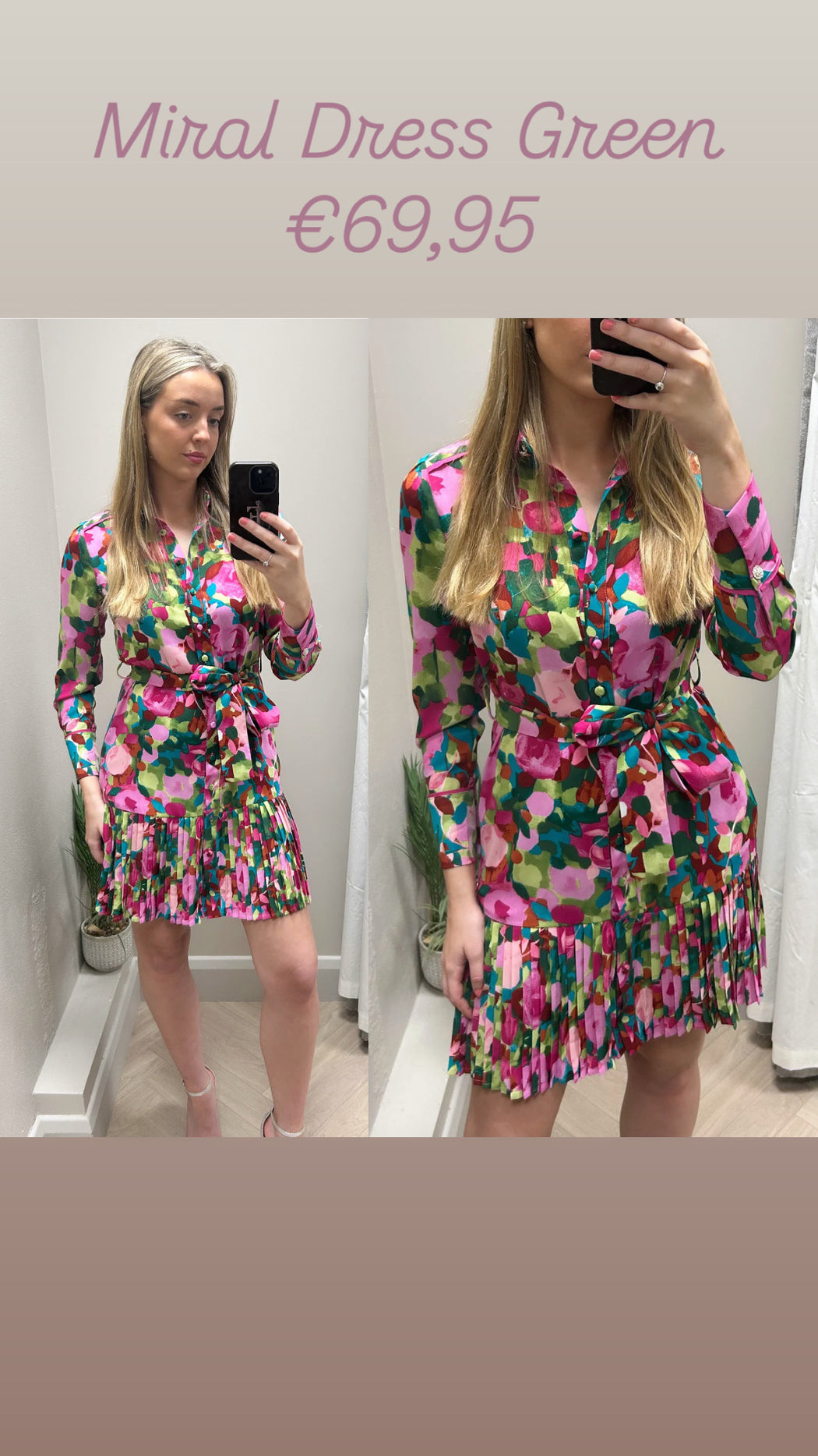 Miral Dress Green