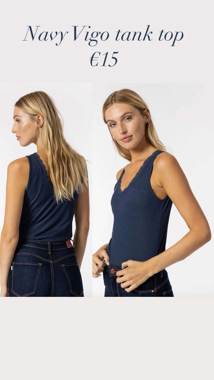 Navy Vigo tank top