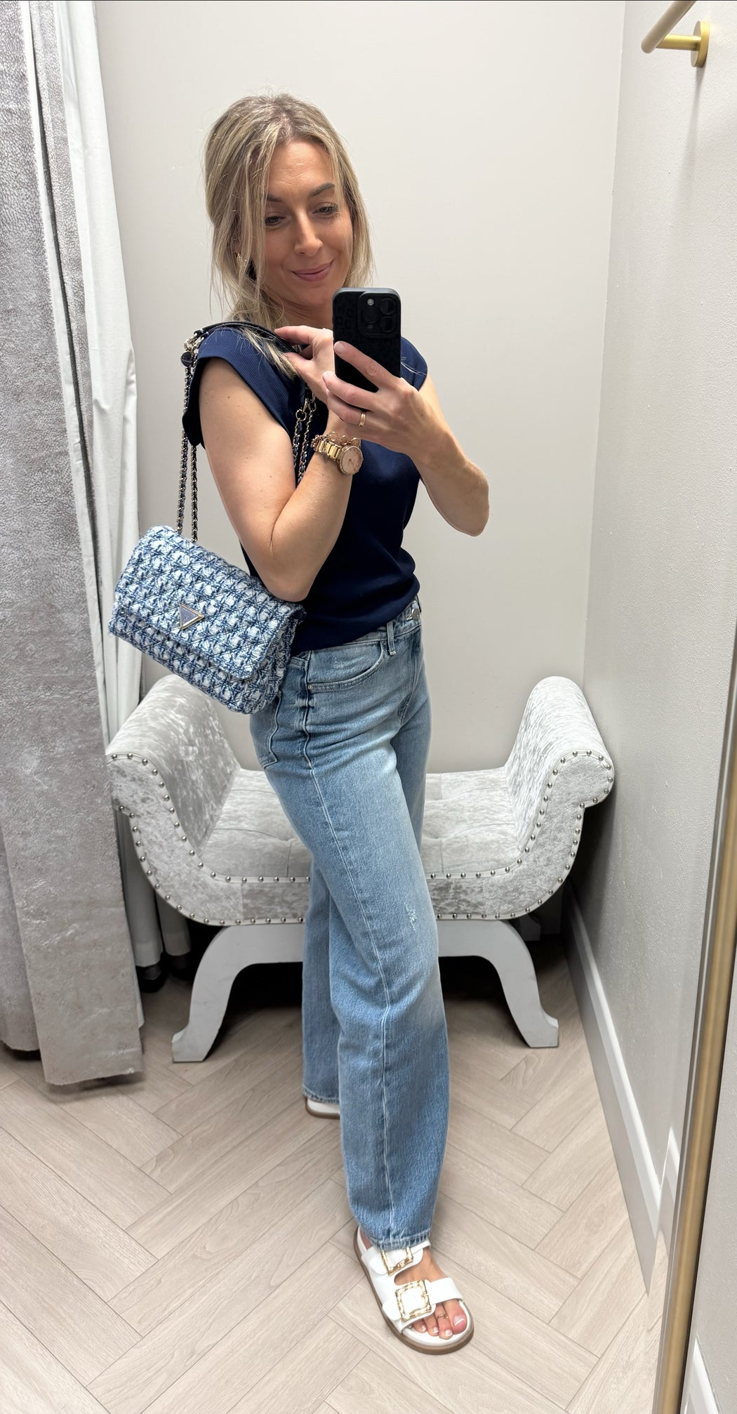 Guess Jodi high rise wide leg jean