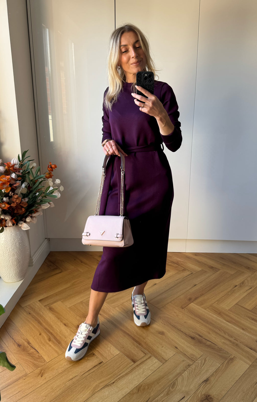 Lynette Dress Plum