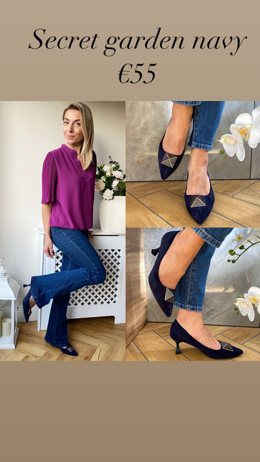 Secret garden navy