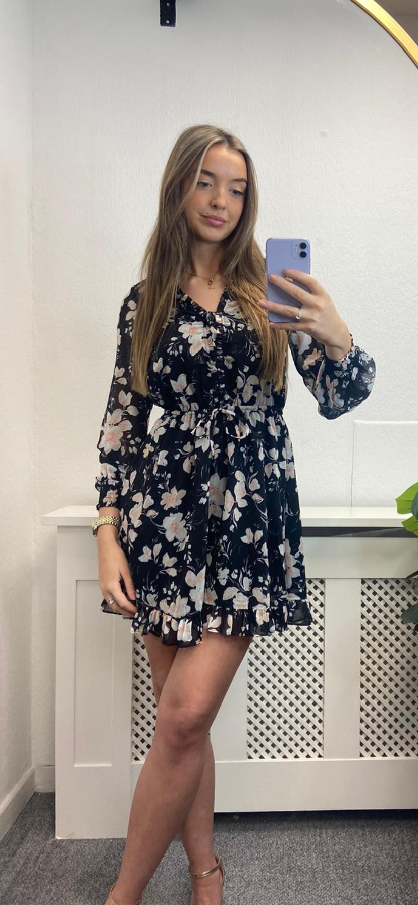 W4GK42WDW82-P9WM floral guess dress