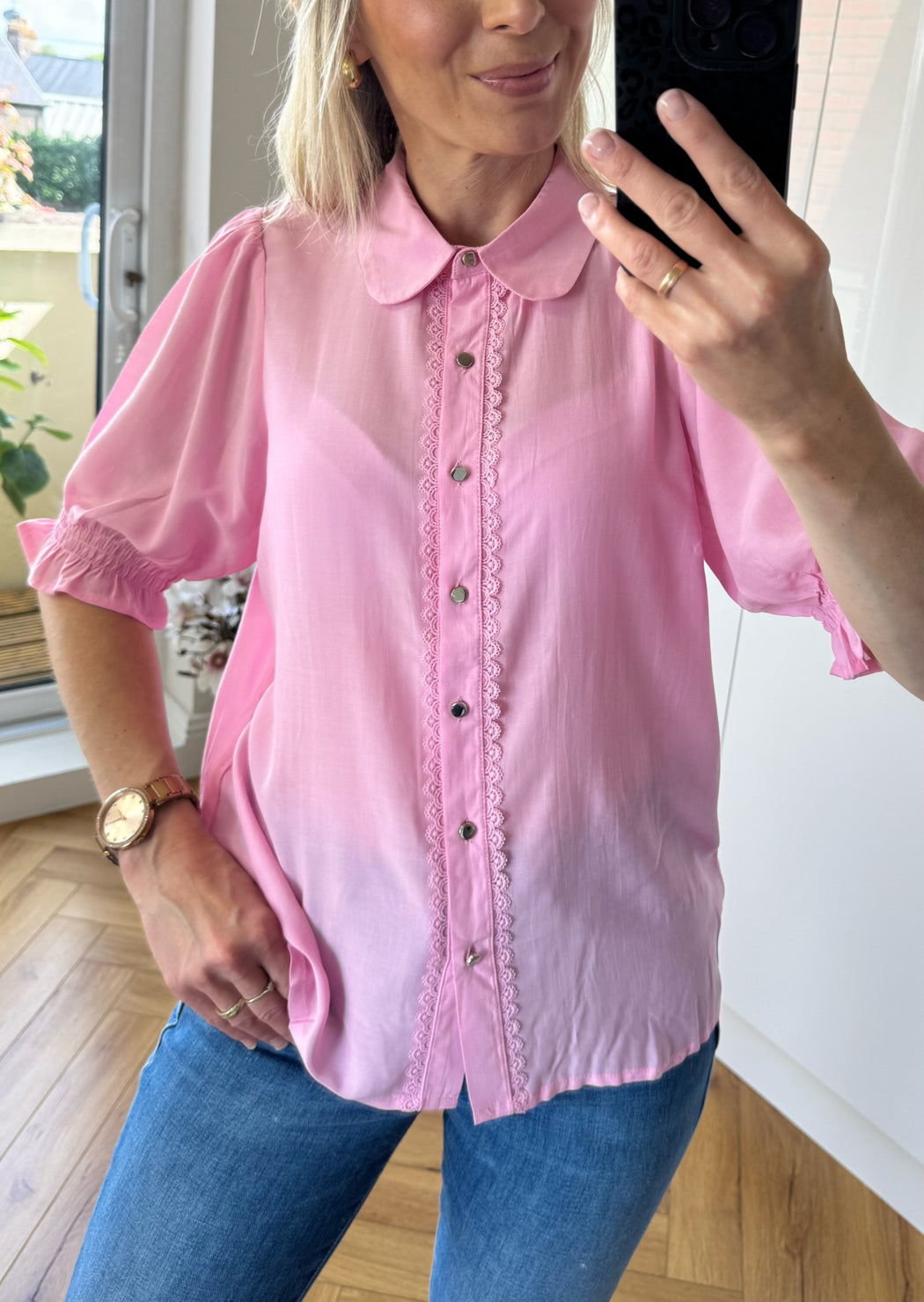 Gabrielle shirt pink