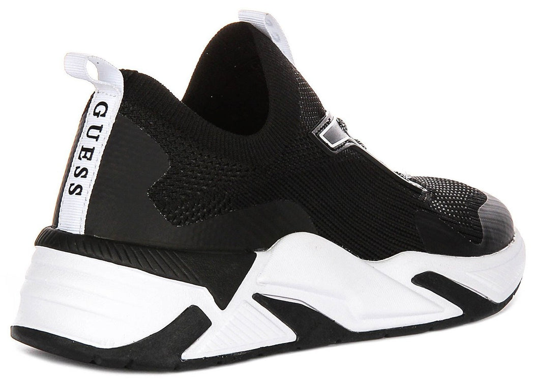 Guess black/white trainer FLPGAXFAB12