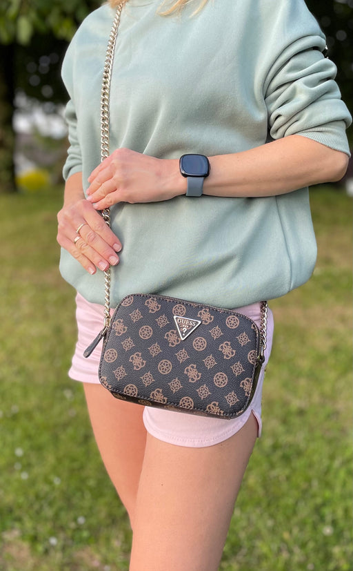 PT787914 Mocha logo noelle crossbody