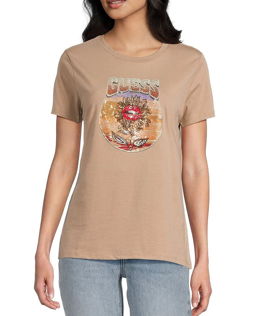 Guess desert flower tee w5y132k9rm1-g1dq