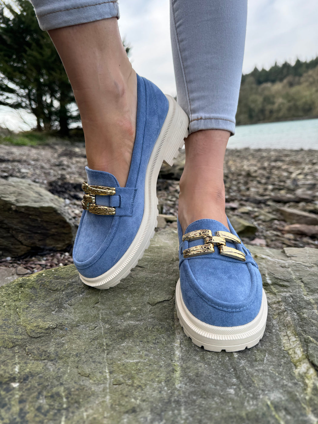 Chillink one aqua  loafer