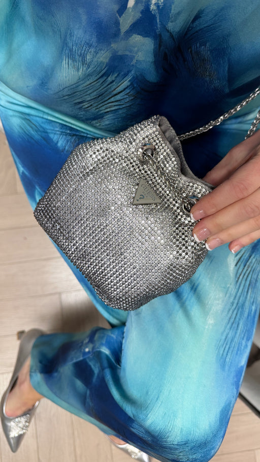 Guess ombré silver zalina mini pouch OY935075