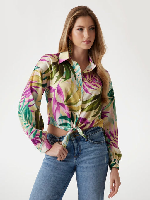 Guess clouis floral shirt W5GH0IWH9C2