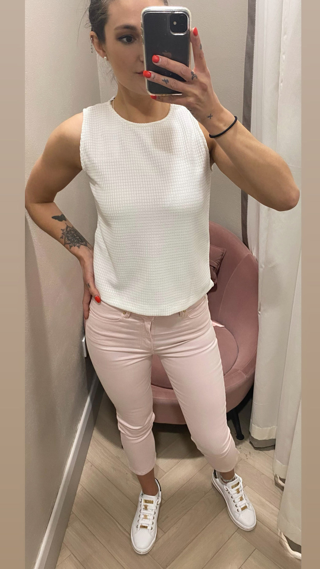 W5GA91W93CM guess 1981 skinny high rise capri jeans