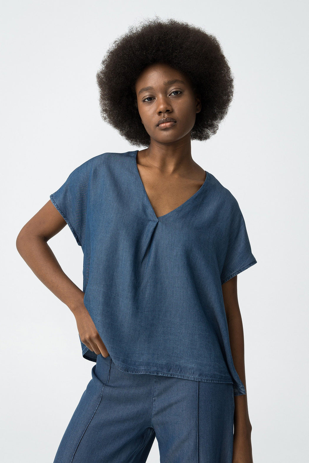 Mara denim top