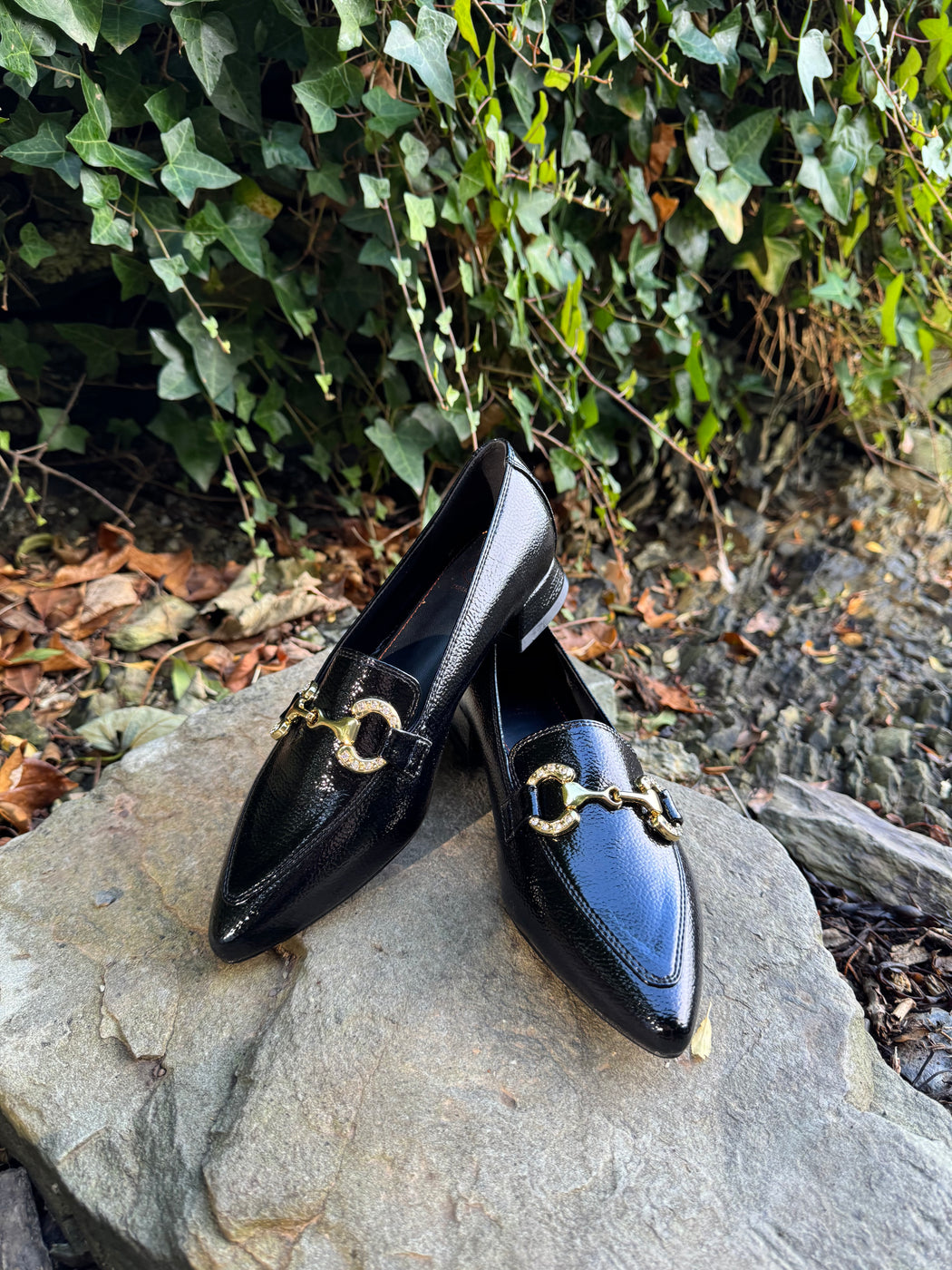 Dalat one Ink Glaze pointed loafer