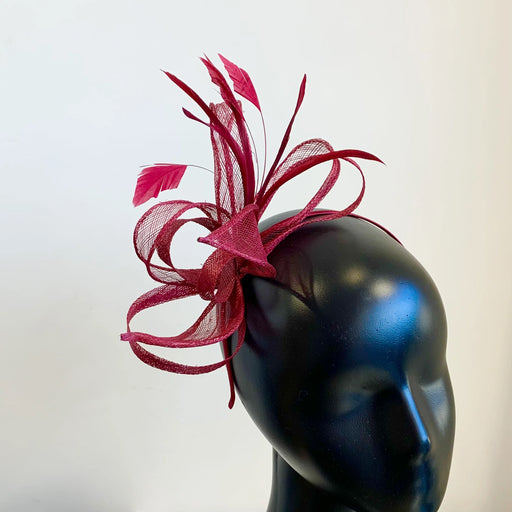 Wine Megan d02 fascinator