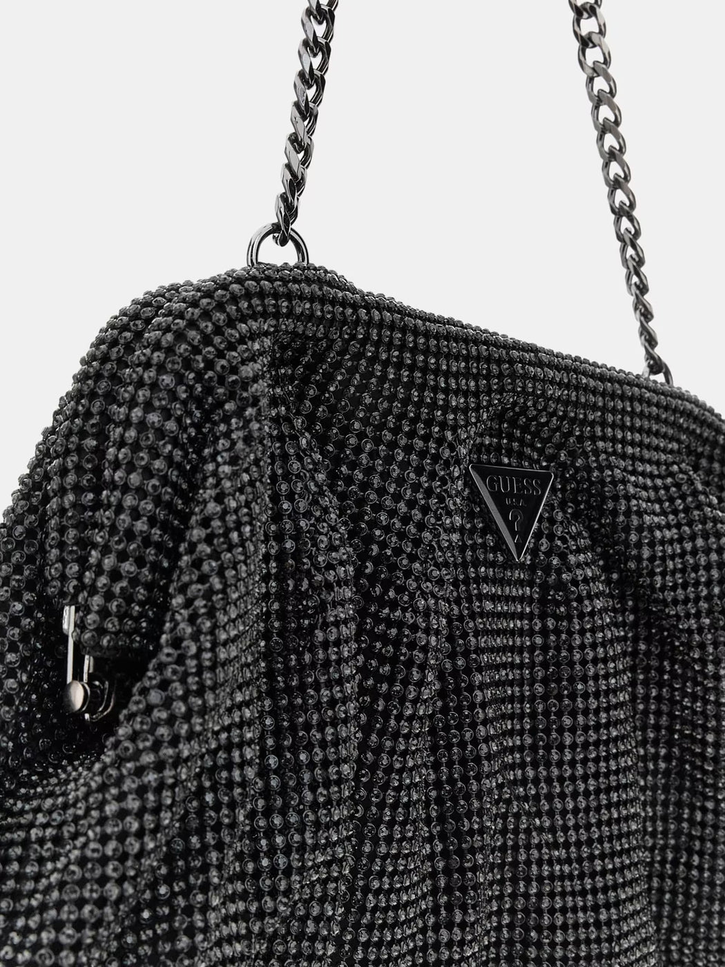 Guess black zalina clutch bag