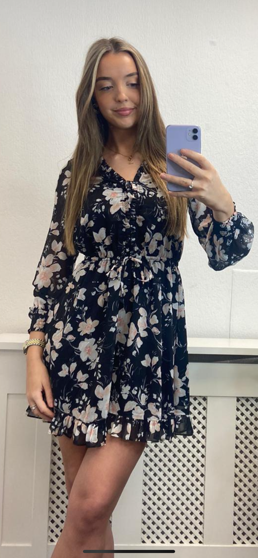 W4GK42WDW82-P9WM floral guess dress