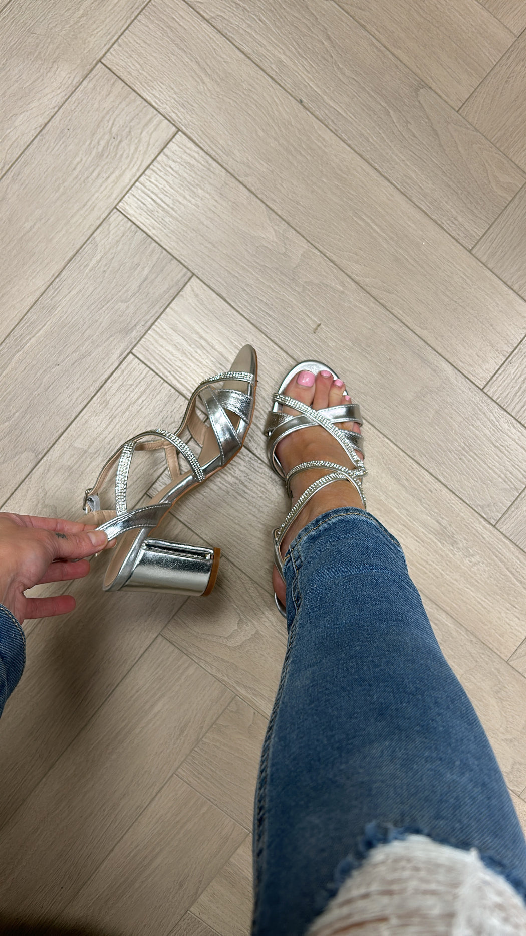 Silver oldwalls dunskey heels