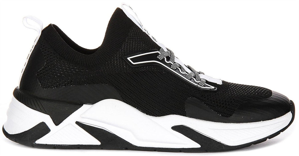 Guess black/white trainer FLPGAXFAB12