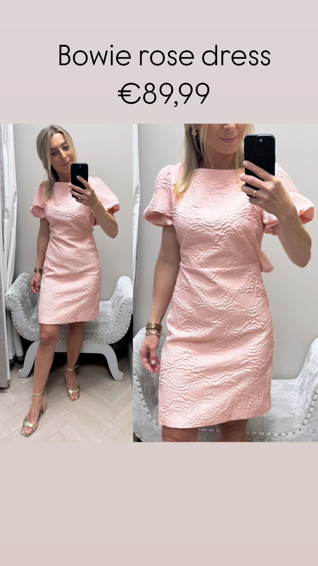 Bowie rose dress