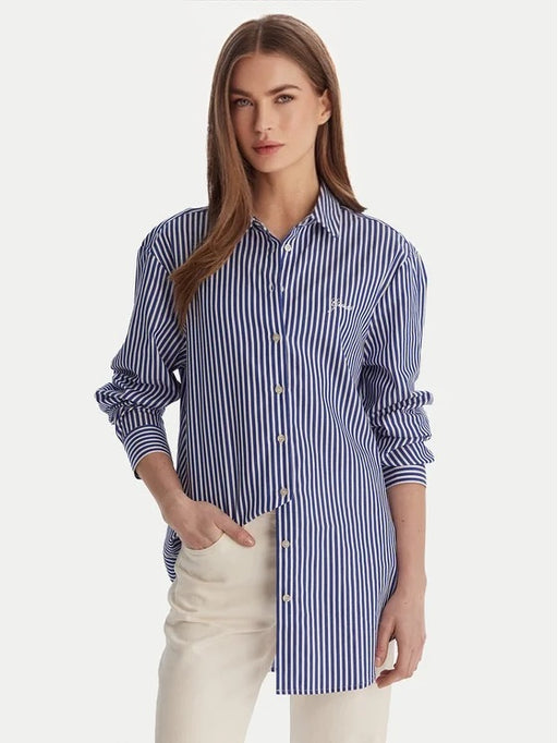 Guess blue and white striped w6gh39w1849- sbob