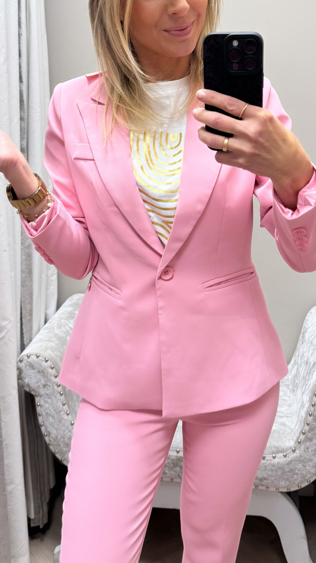 Willow Blazer Pink