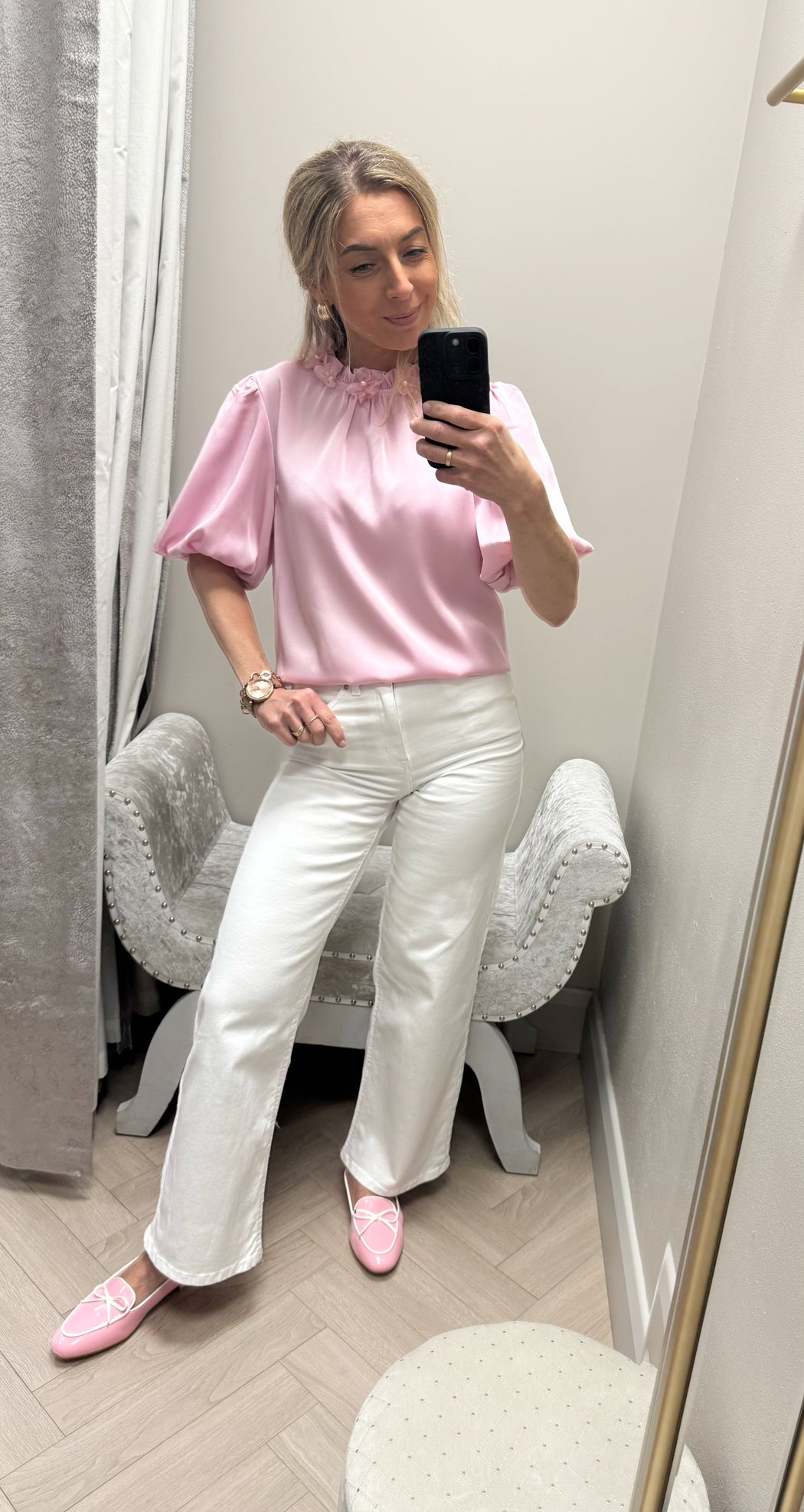 Elsie pink top