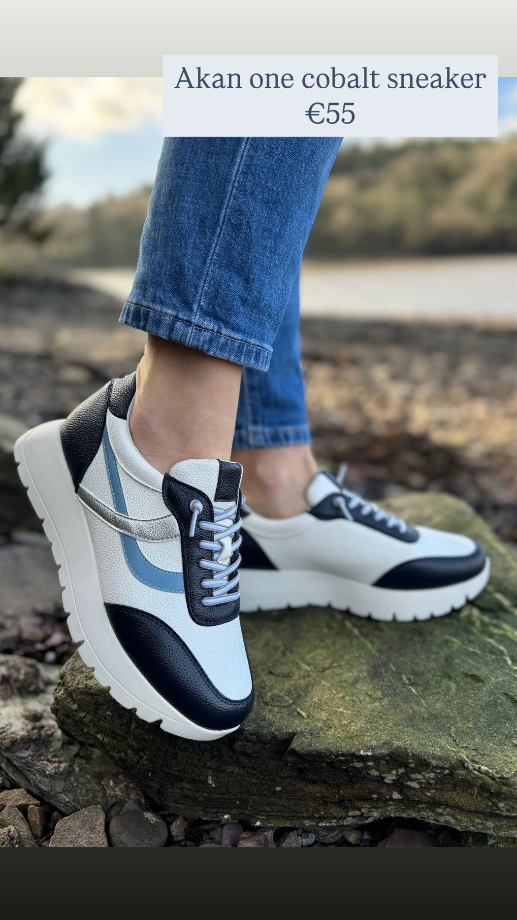 Akan one cobalt sneaker