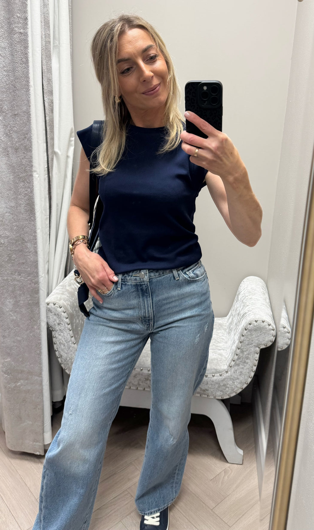 Guess Jodi high rise wide leg jean