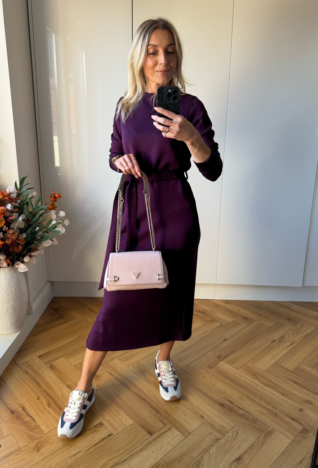 Lynette Dress Plum