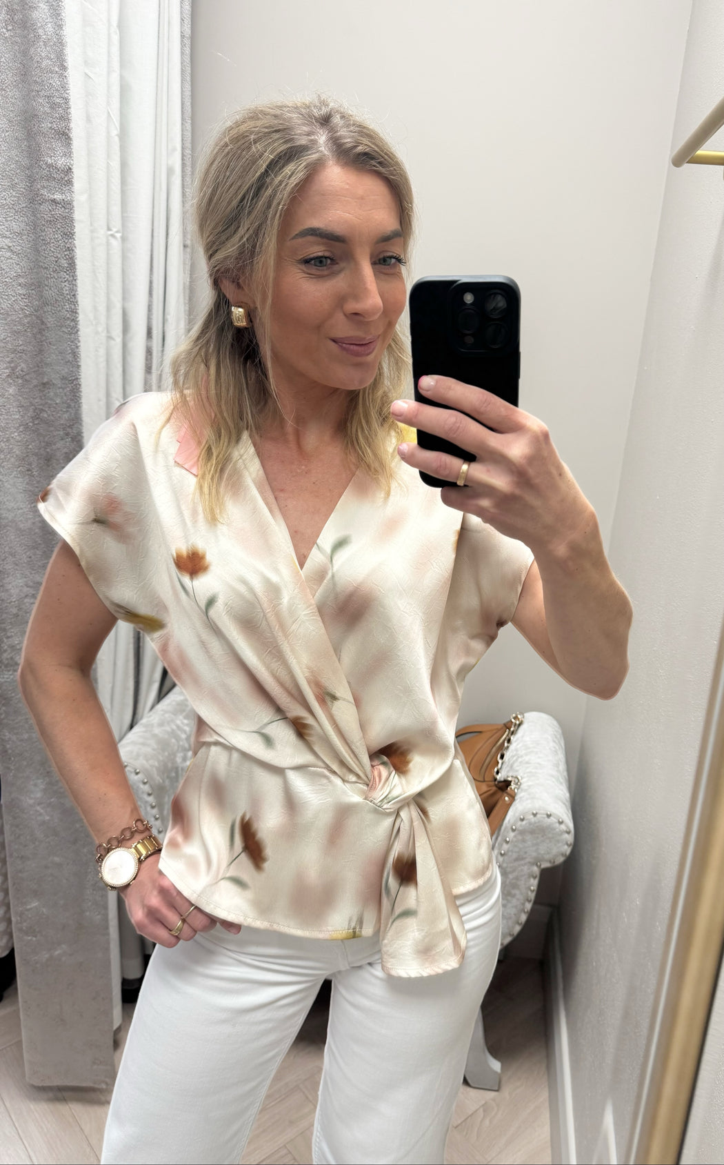 Sylvia wrap top