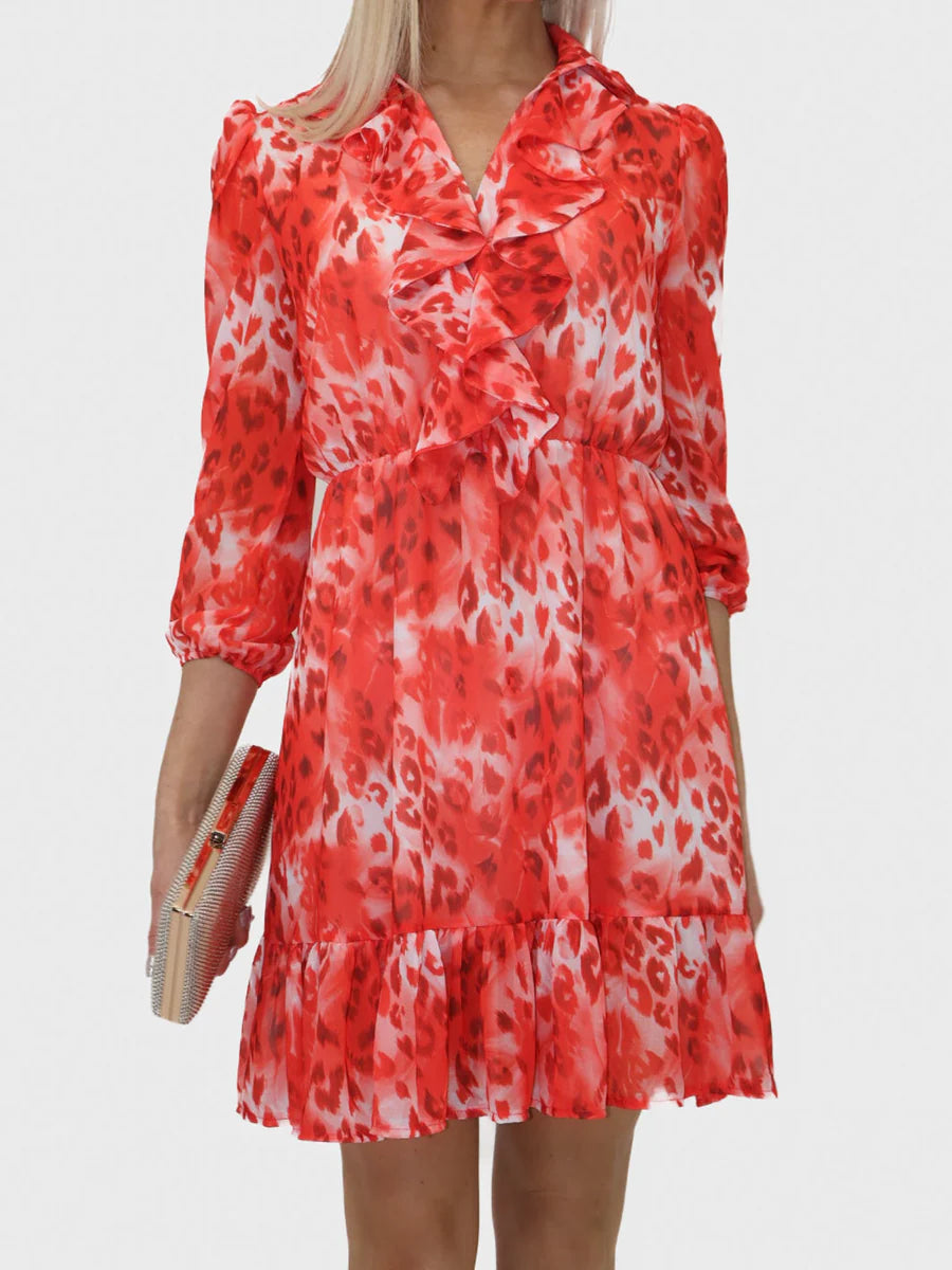 VICKY CORAL MINI DRESS