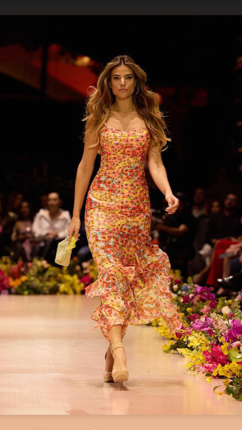 W4GK26WCWF2 Guess Eco Juliana maxi dress