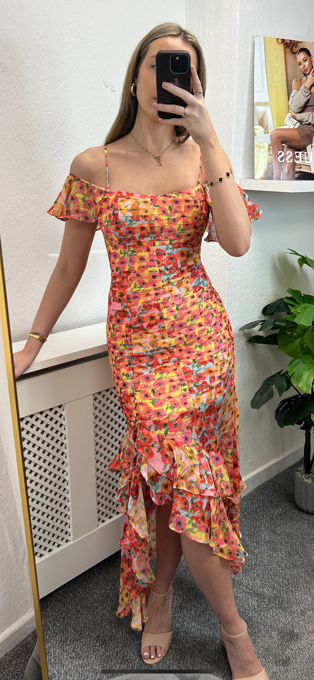 W4GK26WCWF2 Guess Eco Juliana maxi dress