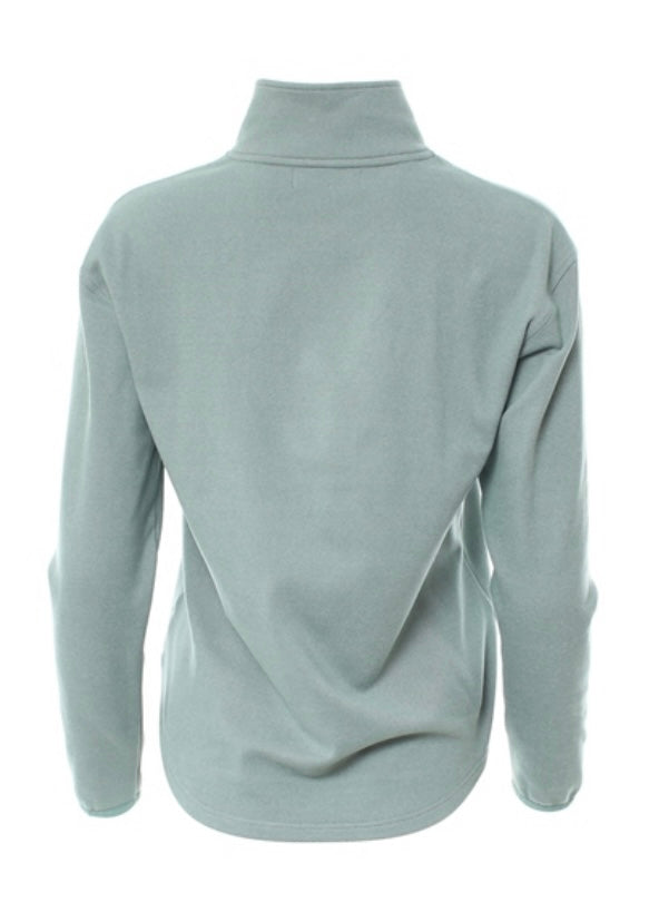 Relax & Renew sage tessa half zip