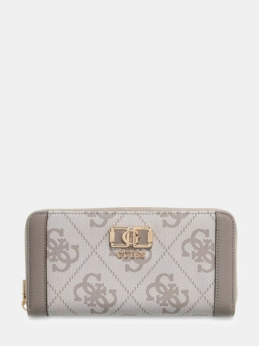 Guess dark taupe karnilla logo wallet os9901146