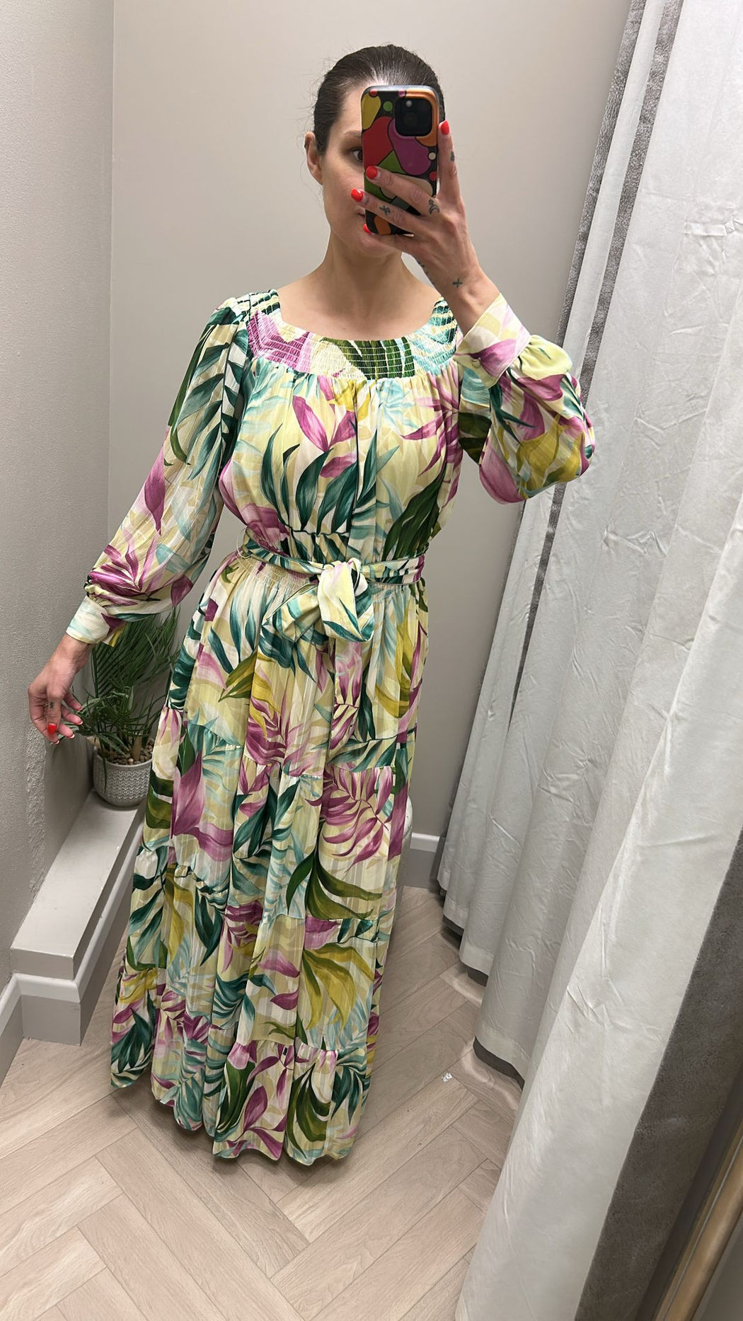 Guess josee off the shoulder maxi dress W5GK16WH9Z2