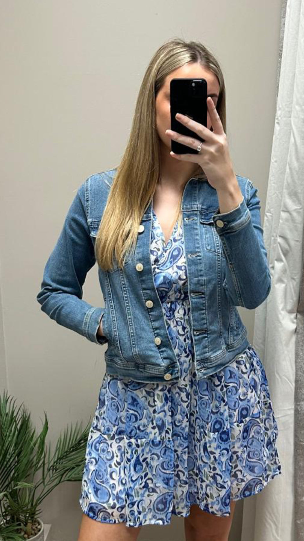 Trudy blue denim jacket