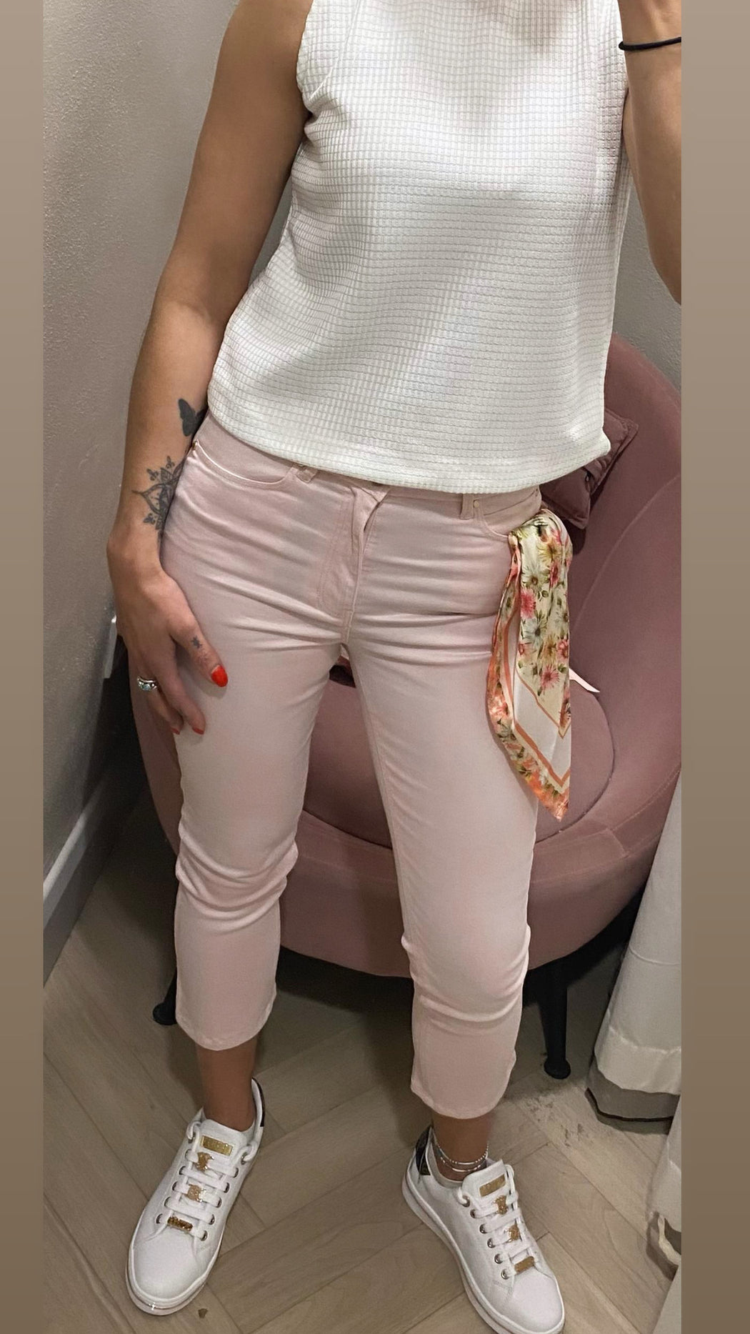 W5GA91W93CM guess 1981 skinny high rise capri jeans