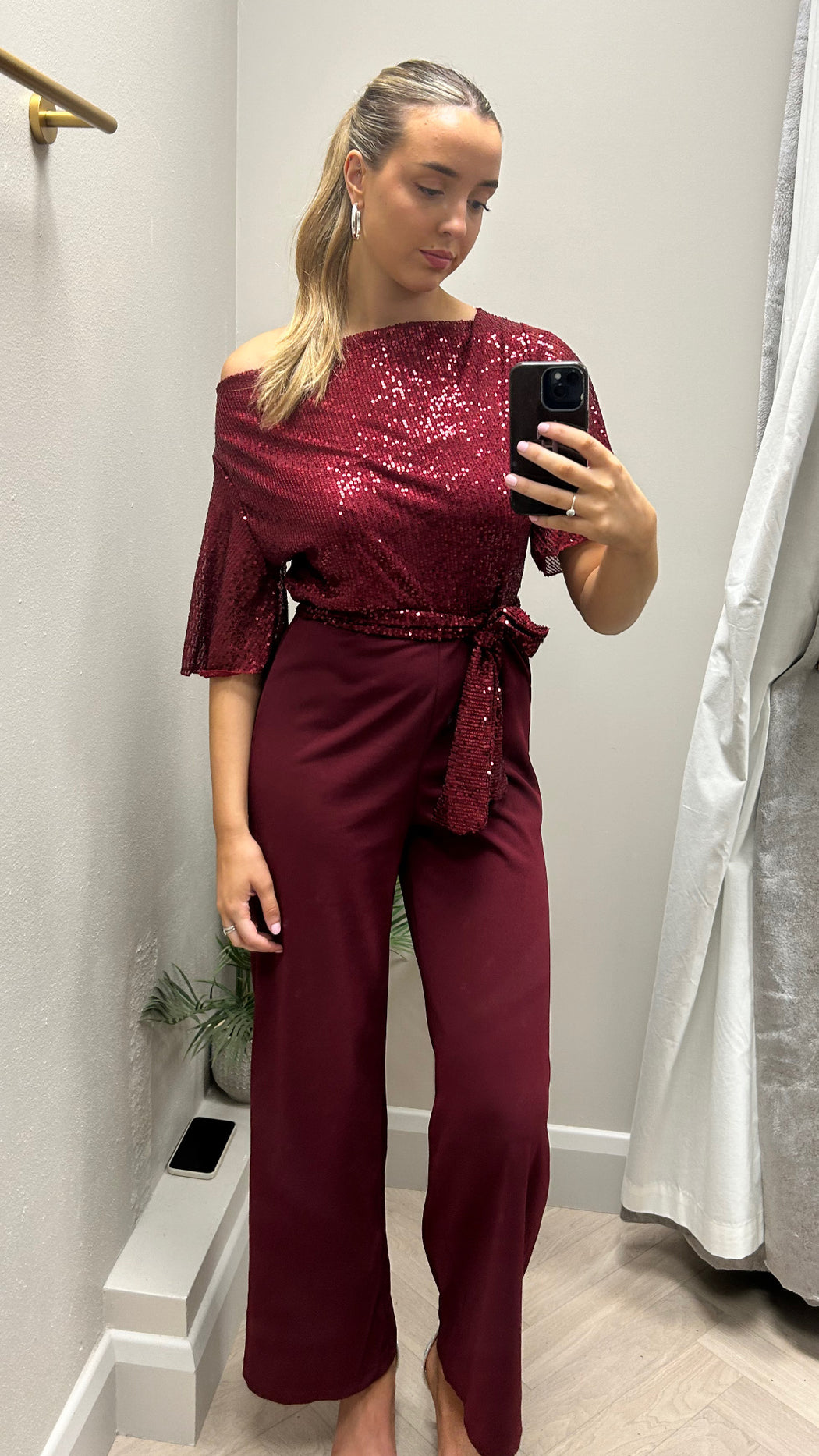 Wine Gracie jumpsuit