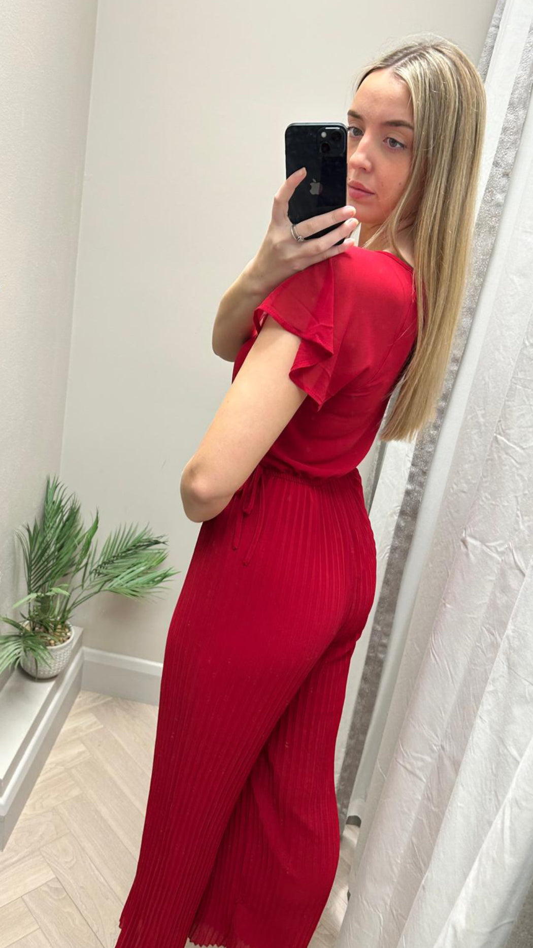 Marilia red jumpsuit