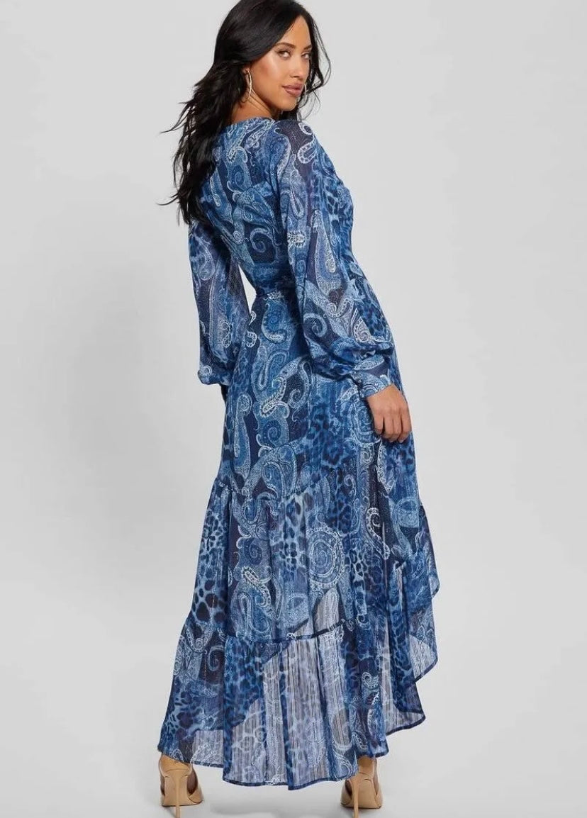 Guess Eco Bahia Wrap Maxi Dress
