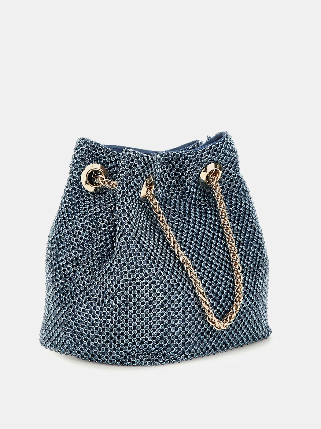 Guess slate blue zalina mini pouch rp935075