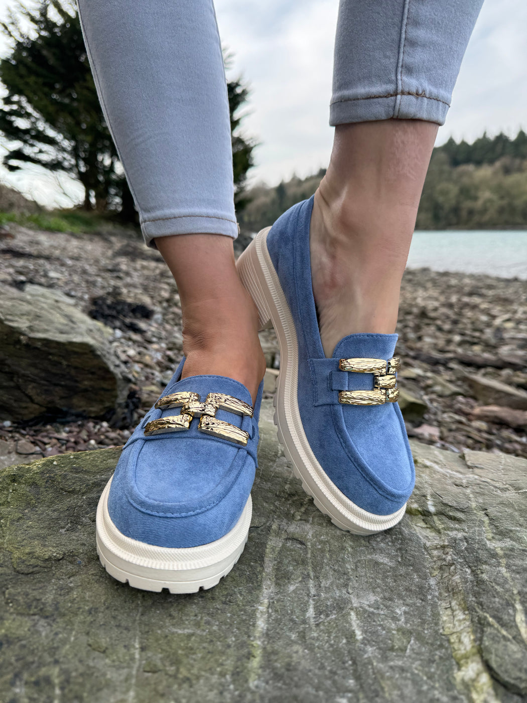 Chillink one aqua  loafer