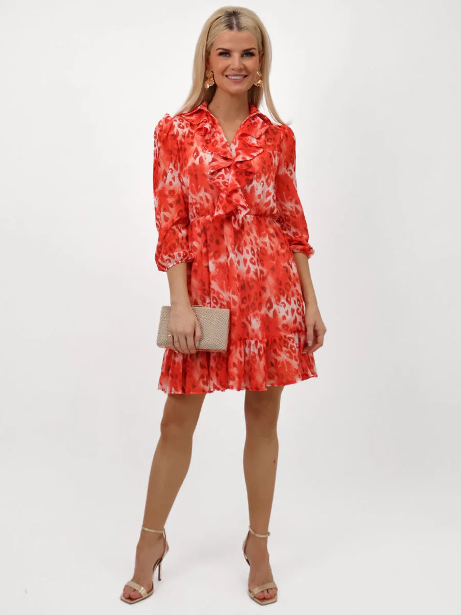 VICKY CORAL MINI DRESS
