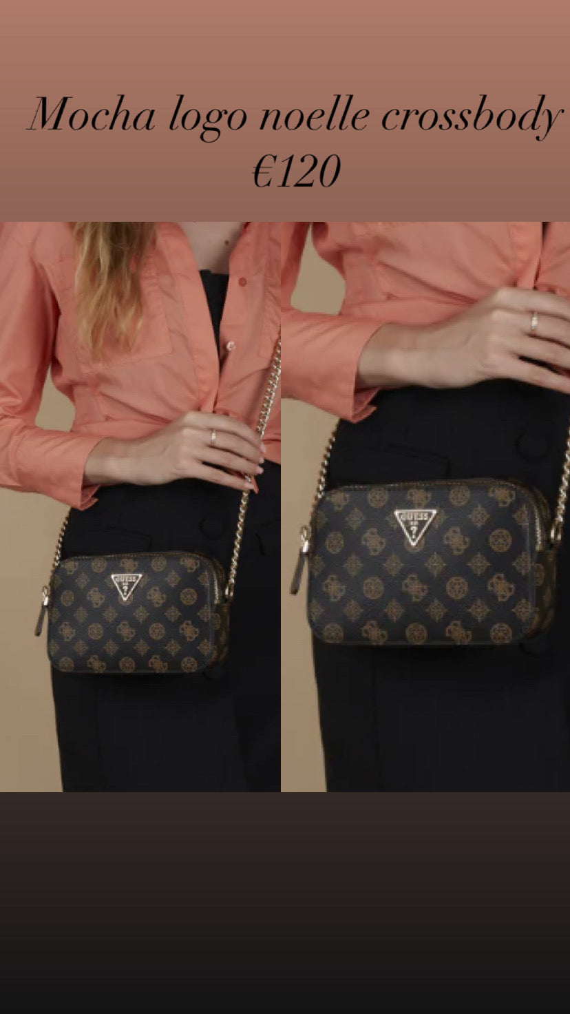 PT787914 Mocha logo noelle crossbody