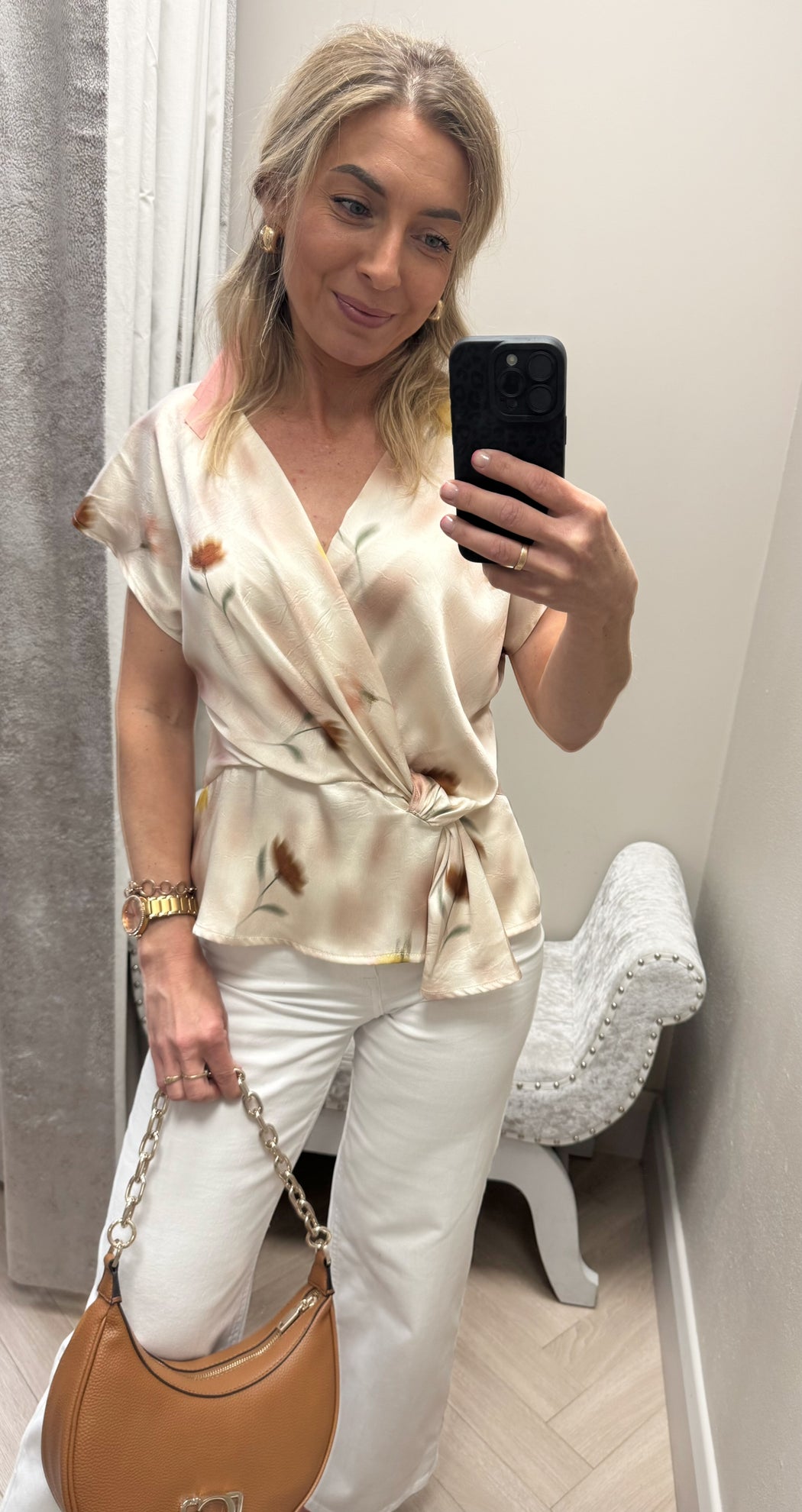 Sylvia wrap top